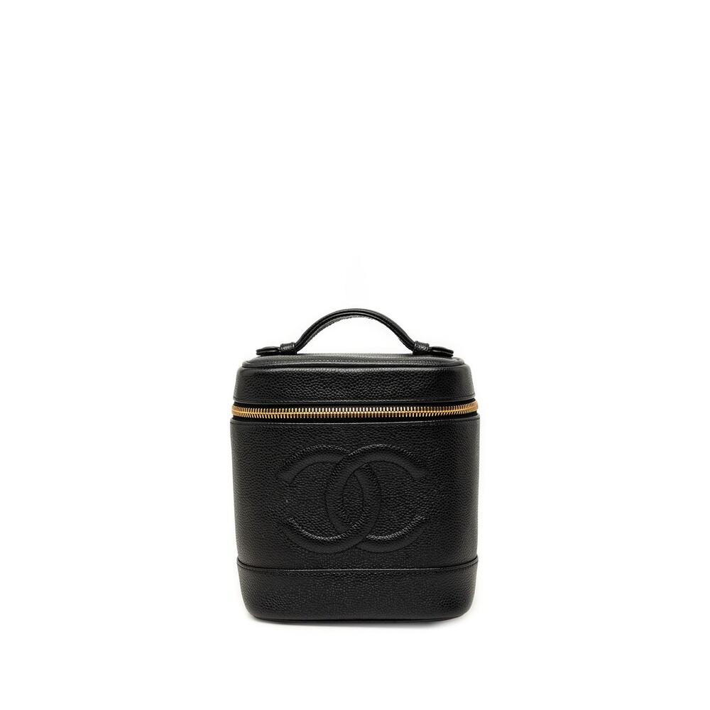 Chanel Cc Caviar Vanity Case Pre-Loved #335114C12B